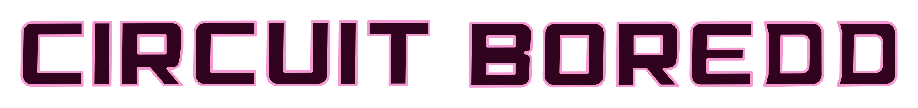 CircuitBoredd Text Logo